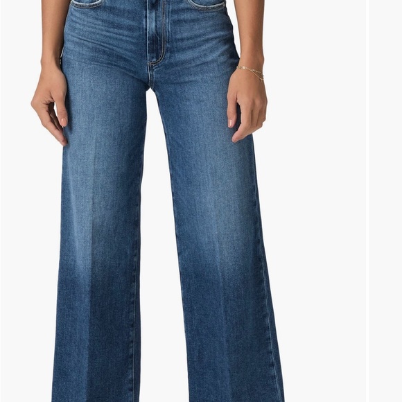 PAIGE Blue Flare & Wide Leg Jeans - Picture 1 of 8